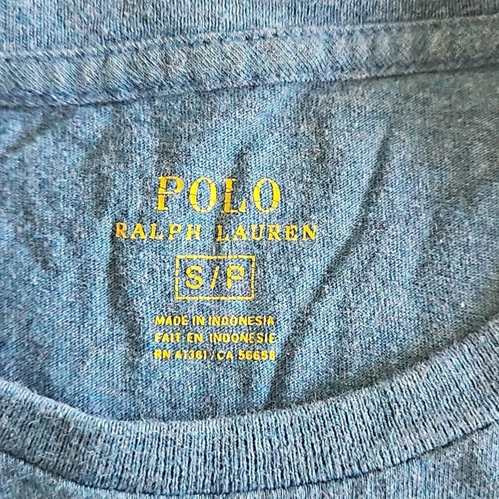Polo Ralph Lauren long sleeve T shirt, blue, size S